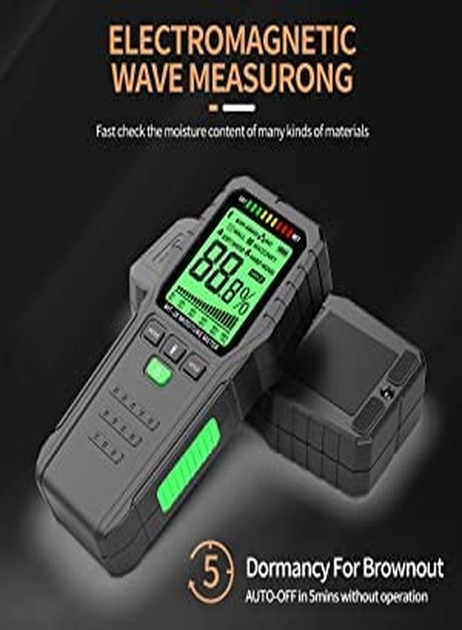 PRECISE DEEP SENSING PINLESS MOISTURE METER FOR WOOD, PLASTER WITH INDICATOR AND SOUND - Image 5